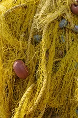 Foto op Canvas Fischernetz (Gythio, Peloponnes, Griechenland) - fishnet (Gythio, Peloponnese, Greece) © bennytrapp