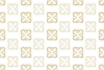  Vintage velvet wallpaper in the damask baroque style. Vector gold glitter surface design