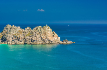 Obraz premium Porthcurno beach.
