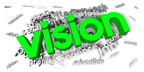 Vision concept - 3D illustration