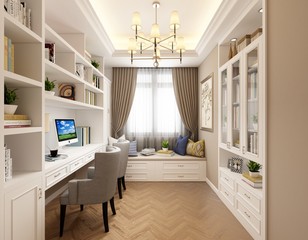 3d render of bedroom