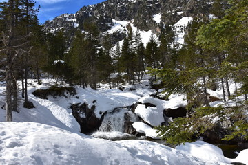 Fototapeta premium Le plateau du cayan à Cauterets dans les Pyrénées