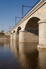 bridge over river In Prague