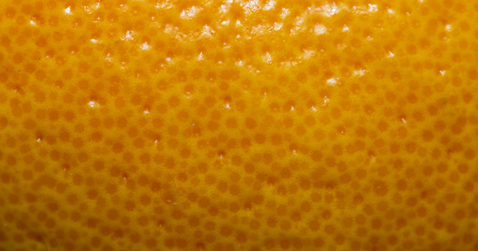 Grapefruit. Orange-citrus skin close up details macro image as background image.