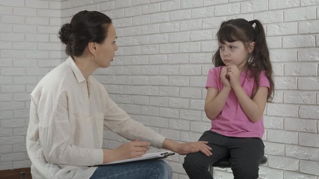 Cry at psychologist.
