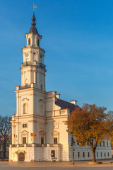 Kaunas, Lithuania, November 3, 2014. City hall in Kaunas