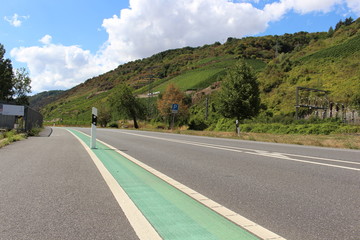 Carretera solitaria alemán
