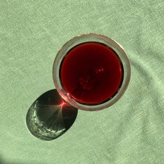 glass of red wine