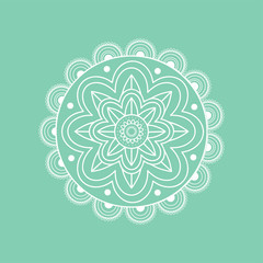 Mandala. Floral pattern