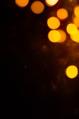 Bokeh Background. Dark background, defocus light, blurred background.