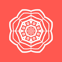 Mandala. Floral pattern