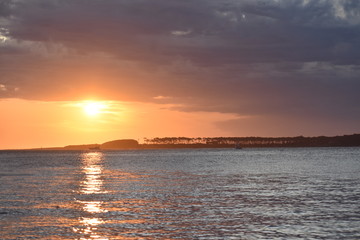 Fototapeta premium sunset over the sea