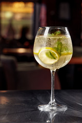 Traditional Mexican beverages in fancy glassware. Beverage photography best use for casual dine in Mexican restaurant bar book menu concept.