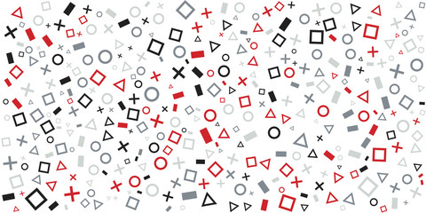 Video game playstation controller background Gadgets seamless pattern 