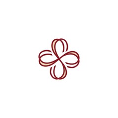 Flower logo design vector. Universal flower logo.
