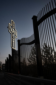 East Van Sign At Dusk