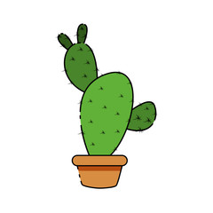 Isolated cactus icon