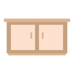 Isolated home furniture vector design