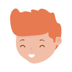 Isolated avatar man head vector design