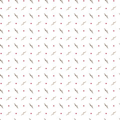 Obraz premium red confetti on white