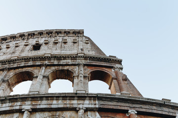 The Colosseum in the morning light. Rome, Italy