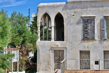 Fototapeta na wymiar old house on Naxos,Greece