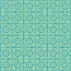 Beautiful of Colorful Circle Lines, Reapeated, Abstract, Illustrator Pattern Wallpaper. Image for Printing on Paper, Wallpaper or Background, Covers, Fabrics