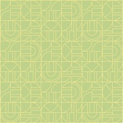 Beautiful of Colorful Circle and Half Circle Lines, Reapeated, Abstract, Illustrator Pattern Wallpaper. Image for Printing on Paper, Wallpaper or Background, Covers, Fabrics