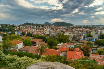 Fototapeta na wymiar Amazing views and attractions of Plovdiv, Bulgaria