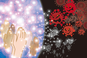 Repel coronavirus, pray,love, we can do it!  For the future!