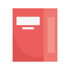 Isolated education book vector design