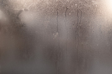 Foggy window background and texture