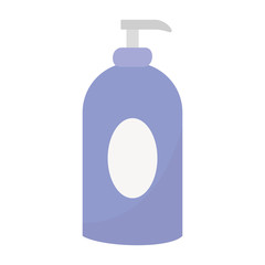 Isolated soap bottle vector design