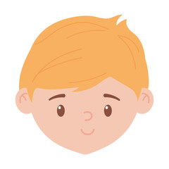 Isolated avatar man head vector design