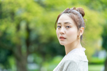 Fototapeta premium 女性 ポートレート