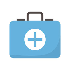 Isolated medical kit vector design