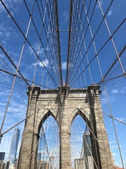 New York, Brooklyn bridge, Manhattan