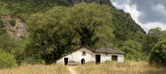 Church in the mountains (Epirus region, Greece)