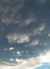 Clouds after a thunderstorm
