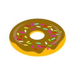 Fototapeta premium donut logo