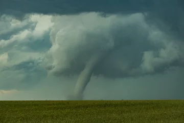 Fotobehang A tornado on the Great Plains During a Summertime Storm © Laura Hedien