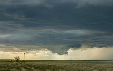 Fototapeta na wymiar Summertime Storms on the Great Plains