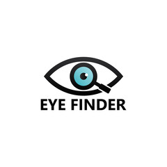 Eye Finder Logo Template Design