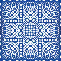 Traditional ornate portuguese azulejo.