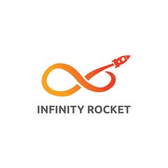Infinity Rocket Logo Vector and Templates
