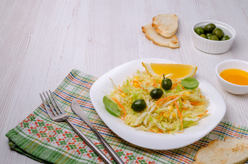 Salad fresh vegetables