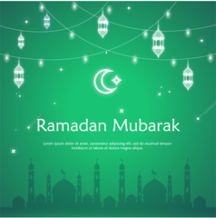 design instagram post ramadan mubarak 