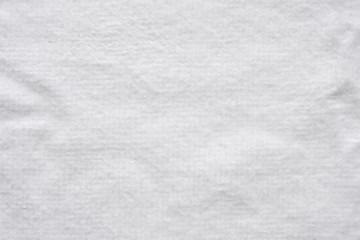 Closeup white cotton towel texture abstract background