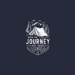 camping and outdoor logo