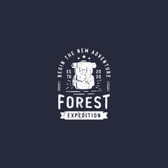 camping and outdoor logo